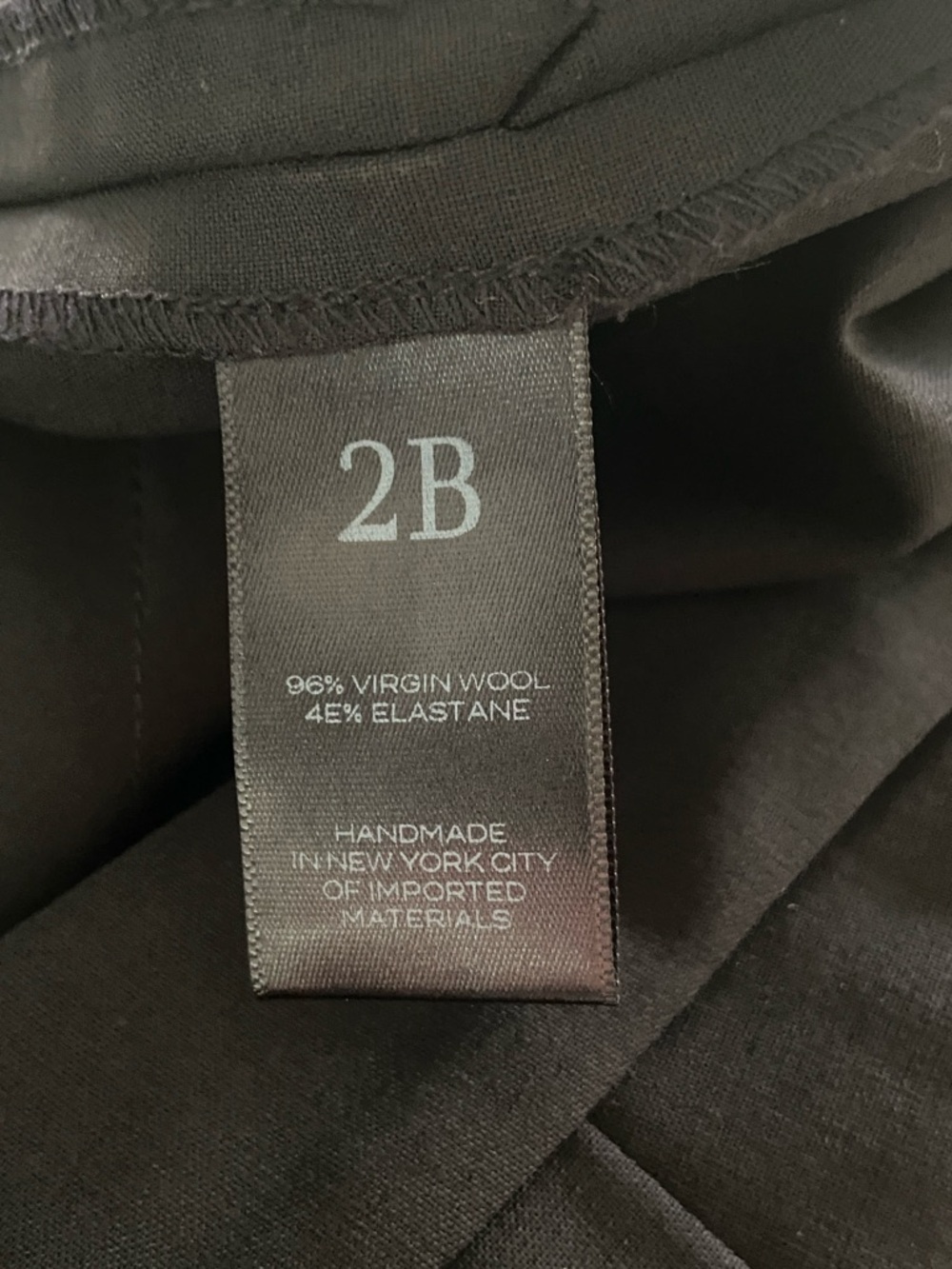 NWT Pari Passu Greer Classic Virgin Wool Black Women's Pants Size 2B (14) - Picture 8 of 10